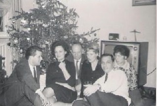 Lee & Rene Kyser and car club friends - Christmas 1964 (photo courtesy of Lee Kyser)