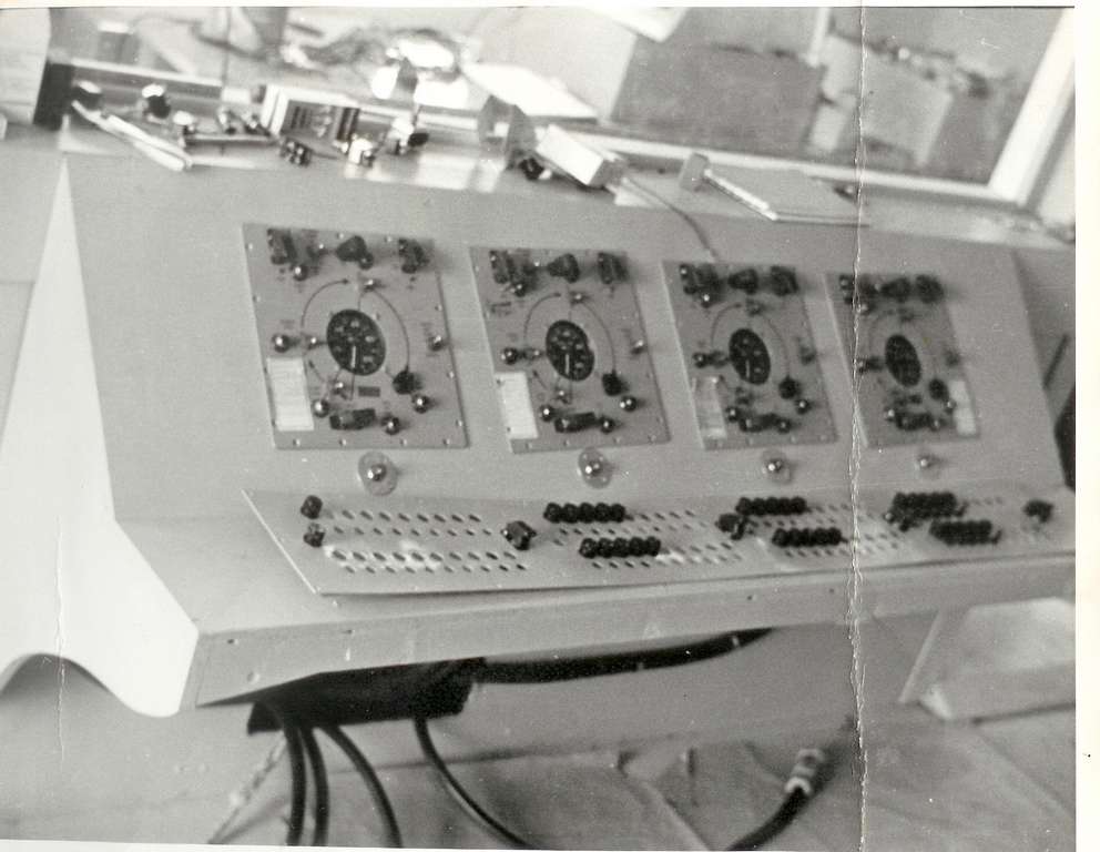 Instructor panel.  Used launch control boxes from the Matador.  Instructors could inject errors during the training.