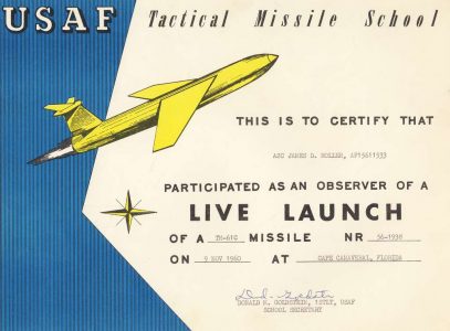 TM-61C Live Launch Certificate